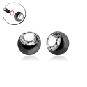 Chirurgenstahl 316L – Micro-Schraubkugel mit Premium-Kristall & PVD-Beschichtung