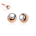Chirurgenstahl 316L – Micro-Schraubkugel mit Premium-Kristall & PVD-Beschichtung 