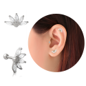 Chirurgenstahl 316L – Ohrpiercing mit eingefassten Zirkonia