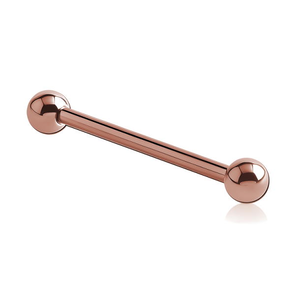 Chirurgenstahl 316L – Barbell mit Schraubkugeln & PVD-Beschichtung 