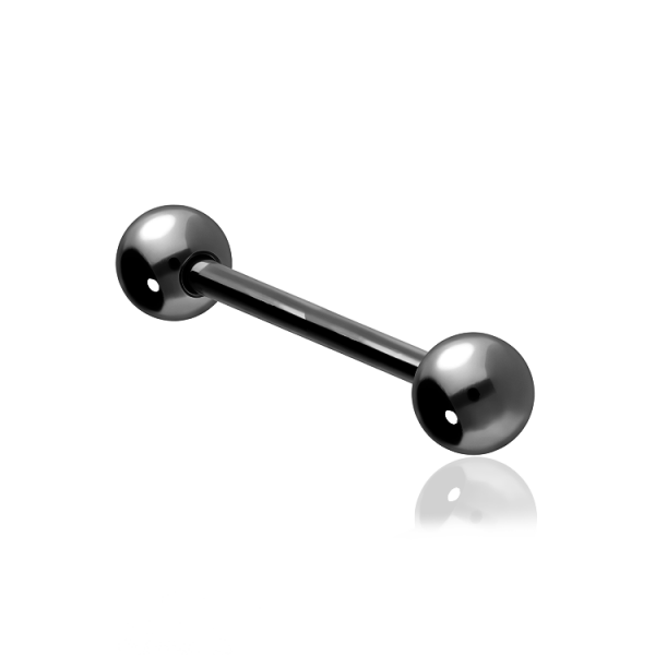 Chirurgenstahl 316L – Barbell mit Schraubkugeln & PVD-Beschichtung 