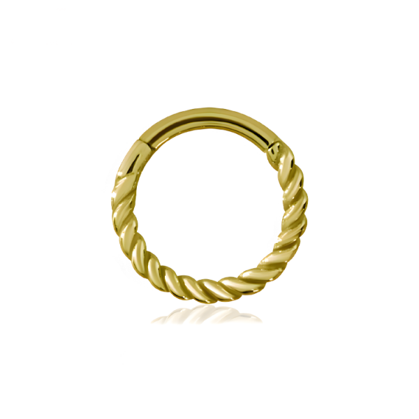 Chirurgenstahl 316L – Segmentring Clicker & PVD-Beschichtung