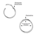 Chirurgenstahl 316L – Segmentring Clicker