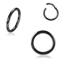 Titan G23 – Segmentring-Clicker mit PVD-Beschichtung