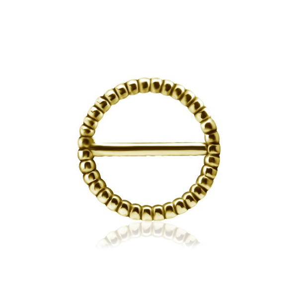 Chirurgenstahl 316L – Nippelpiercing Clicker mit PVD-Beschichtung