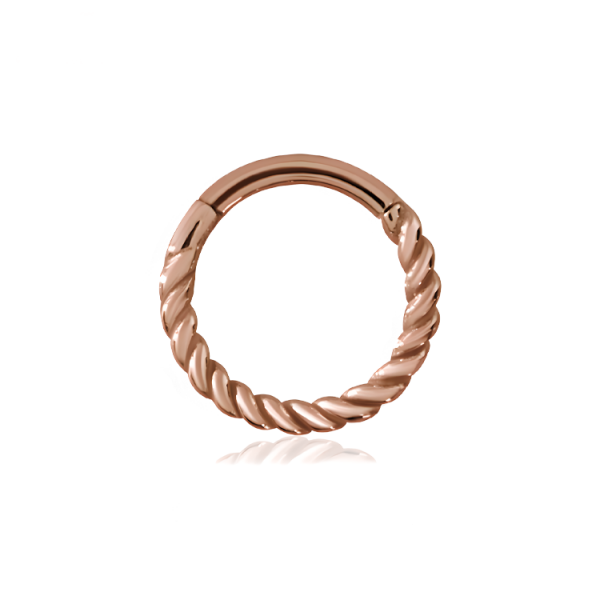 Chirurgenstahl 316L – Conch Segmentring Clicker (Gedreht) & PVD-Beschichtung