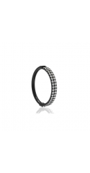 Chirurgenstahl 316L – Conch Segmentring-Clicker mit Premium-Zirkonia & PVD-Beschichtung 