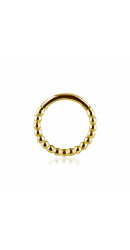 CoCr NF - Conch-Segmentring-Clicker Kugeln & PVD-Beschichtung