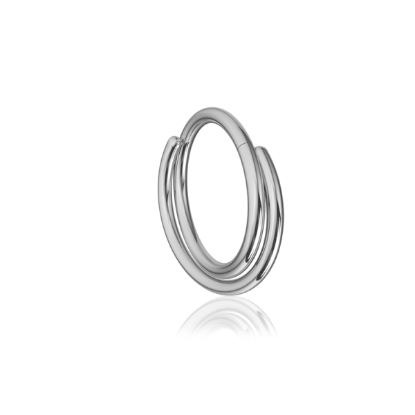 Chirurgenstahl 316L – Segmentring Clicker mit überkreuzten