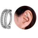 CoCr NF – Rook Segmentring Clicker oval mit eingefassten Premium-Zirkonia