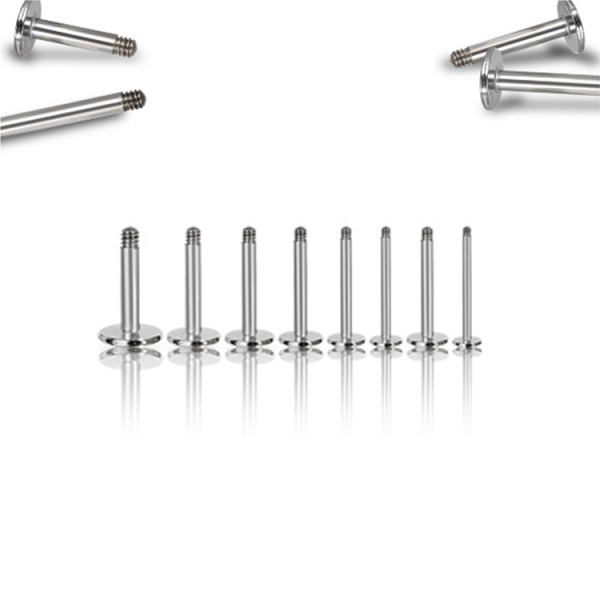 Chirurgenstahl 316L - Labret ohne Schraubkugeln 