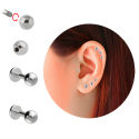 Chirurgenstahl 316L - Labret ohne Schraubkugeln 
