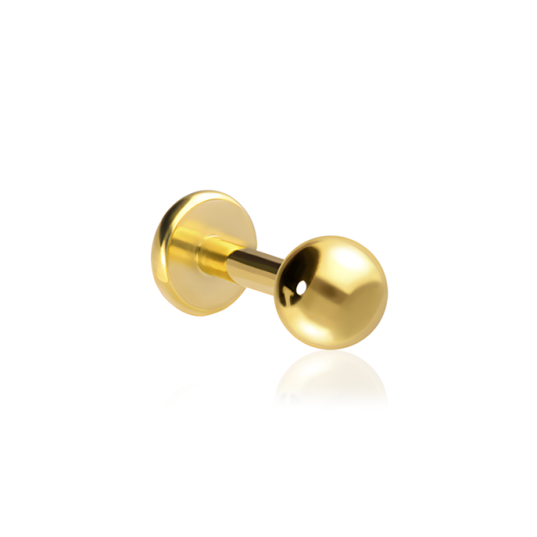 Chirurgenstahl 316L – Micro Labret mit Schraubkugeln & PVD-Beschichtung
