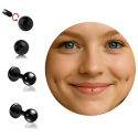 Chirurgenstahl 316L – Micro Labret mit Schraubkugeln und PVD-Beschichtung