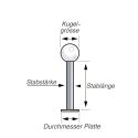 Chirurgenstahl 316L – Micro Labret mit Schraubkugeln und PVD-Beschichtung