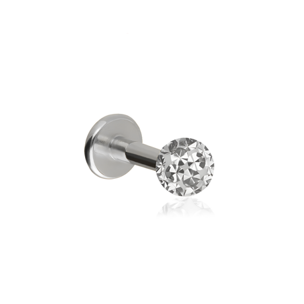 Chirurgenstahl 316L - Micro Labret mit Epoxy-Kugeln