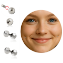 Titan G23 - Micro-Labret mit Schraubkugeln