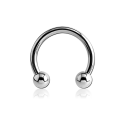 Chirurgenstahl 316L – Hufeisenringe mit Schraubkugeln