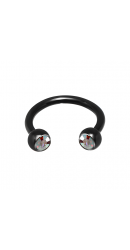 Chirurgenstahl 316L – Micro-Hufeisenringe mit Premium-Kristall & PVD-Beschichtung 