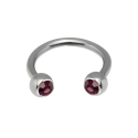 Chirurgenstahl 316L – Micro-Hufeisenringe mit Premium-Kristall