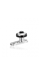 Titan G23 – Dermal Anchor mit 3 Löchern mit Premium-Kristall-Disc & PVD-Beschichtung
